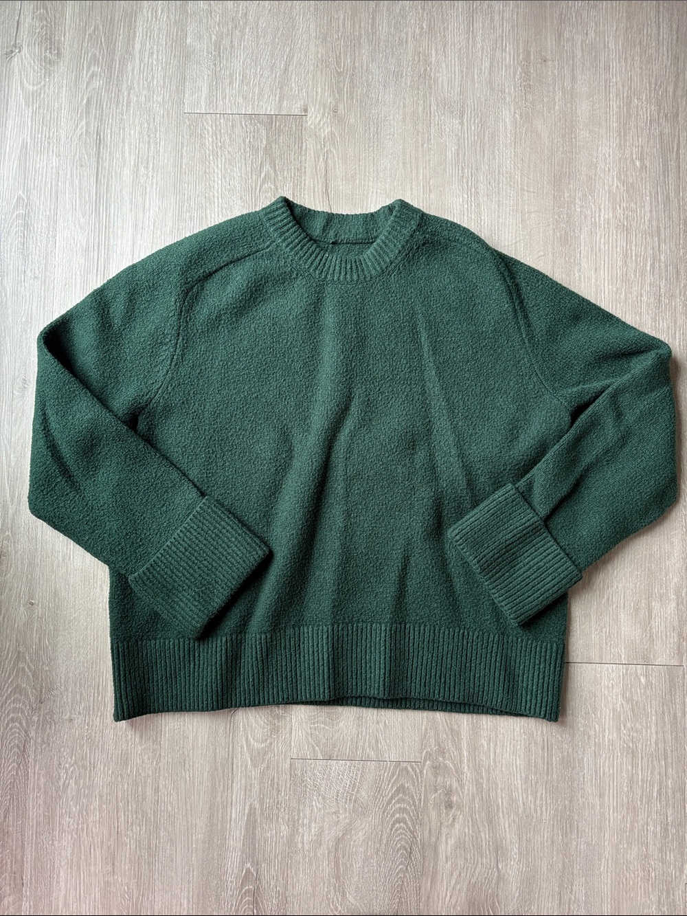 Abercrombie & Fitch Rolled Sleeves Crewneck Sweater